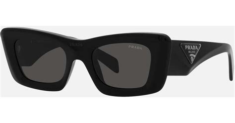 black cat eye prada sunglasses|prada catwalk sunglasses black.